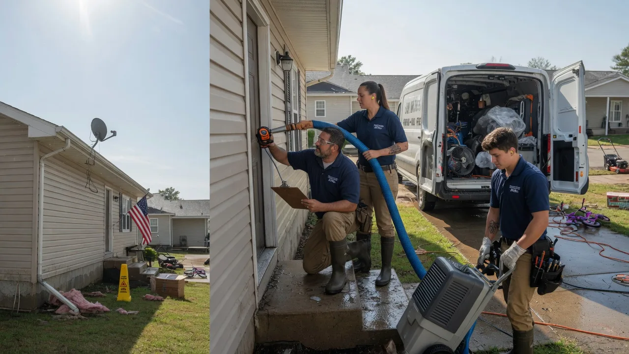 Ceiling Water Damage Restoration in La Vernia, TX near me
